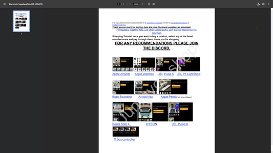 Electronics Suppliers